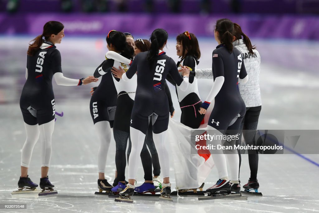 Speed Skating - Winter Olympics Day 12