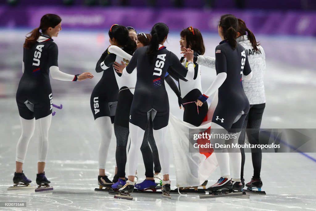 Speed Skating - Winter Olympics Day 12