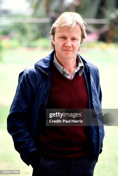 Joh Voight, during publicity interviews for his 1982 film Looking to Get Out, photographed March 23, 1982 at the Chateau Marmont Hotel, Los Angeles,...
