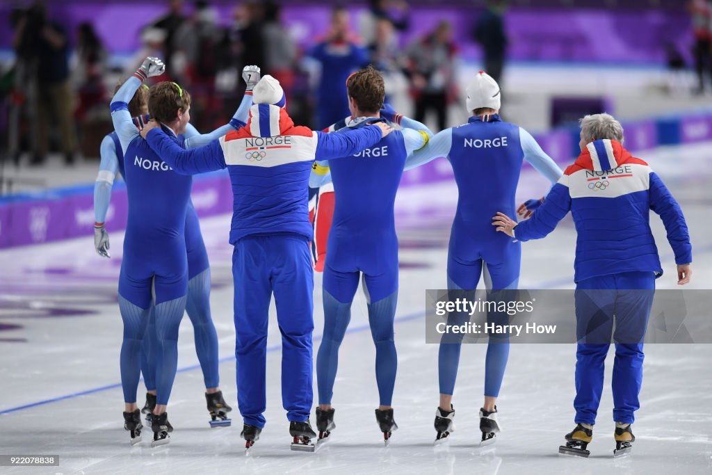 Speed Skating - Winter Olympics Day 12