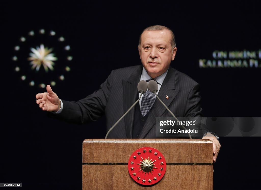 President of Turkey Recep Tayyip Erdogan...