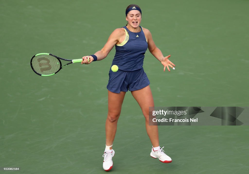 WTA Dubai Duty Free Tennis  Championship - Day Three