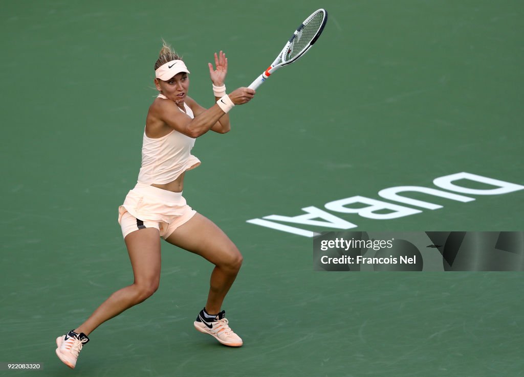 WTA Dubai Duty Free Tennis  Championship - Day Three