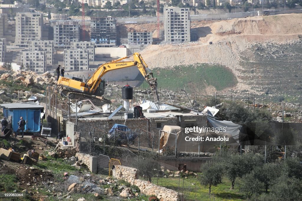 Israeli army demolishes Palestinian's house in Jerusalem