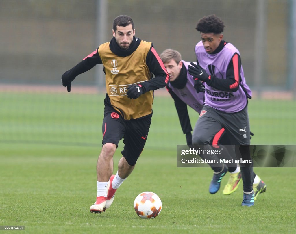 Arsenal Training and Press Conference