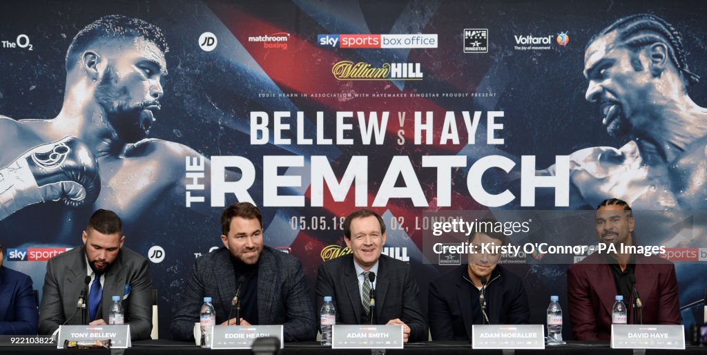 Tony Bellew v David Haye II Press Conference - Park Plaza Westminster Bridge