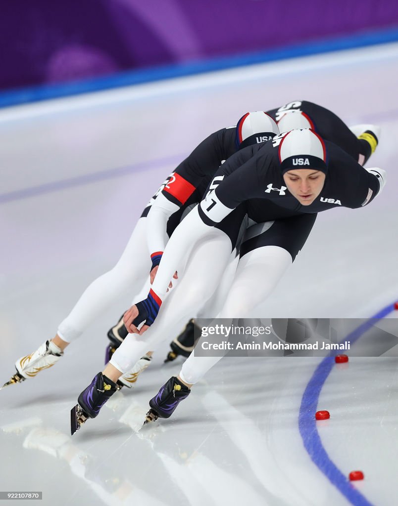 Speed Skating - Winter Olympics Day 12