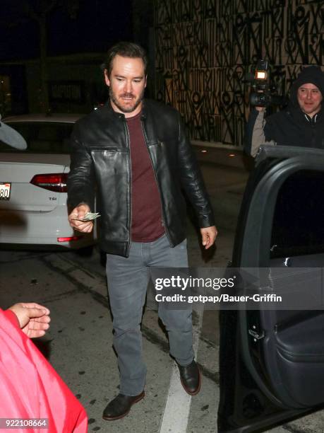 Mark-Paul Gosselaar is seen on February 20, 2018 in Los Angeles, California.