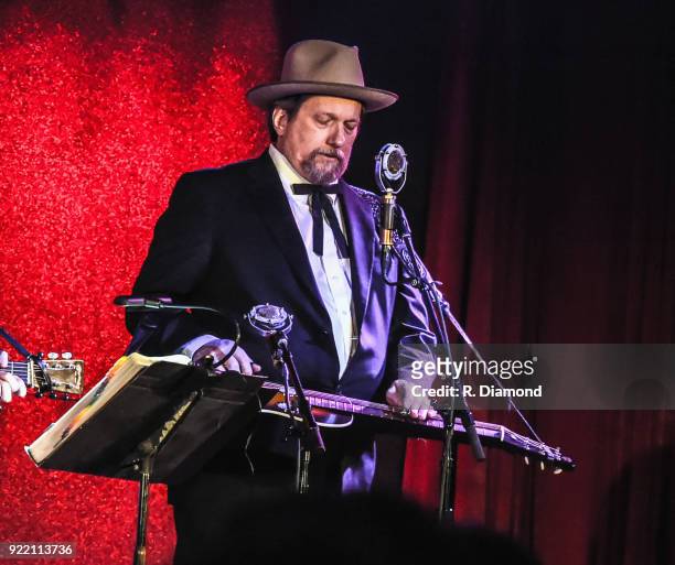 Jerry Douglas of Earls of Leicester performs at City Winery on February 20, 2018 in Atlanta, Georgia.