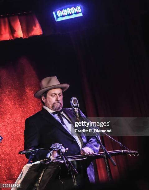 Jerry Douglas of Earls of Leicester performs at City Winery on February 20, 2018 in Atlanta, Georgia.