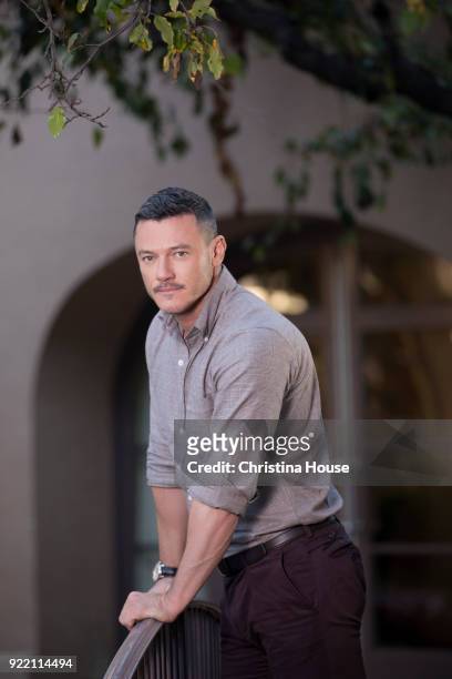 Actor Luke Evans is photographed for Los Angeles Times on January 11, 2018 in Pasadena, California. PUBLISHED IMAGE. CREDIT MUST READ: Christina...