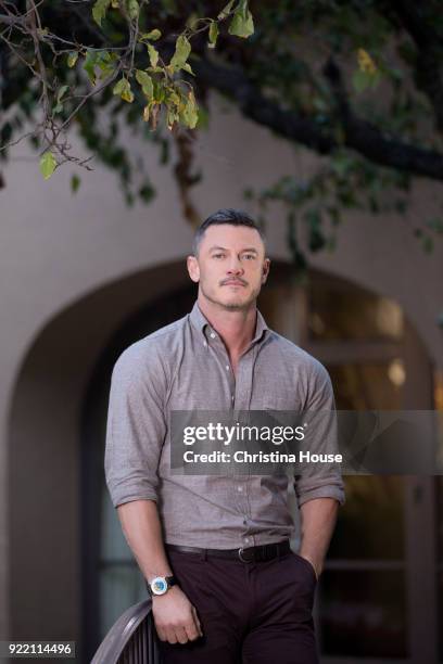 Actor Luke Evans is photographed for Los Angeles Times on January 11, 2018 in Pasadena, California. PUBLISHED IMAGE. CREDIT MUST READ: Christina...