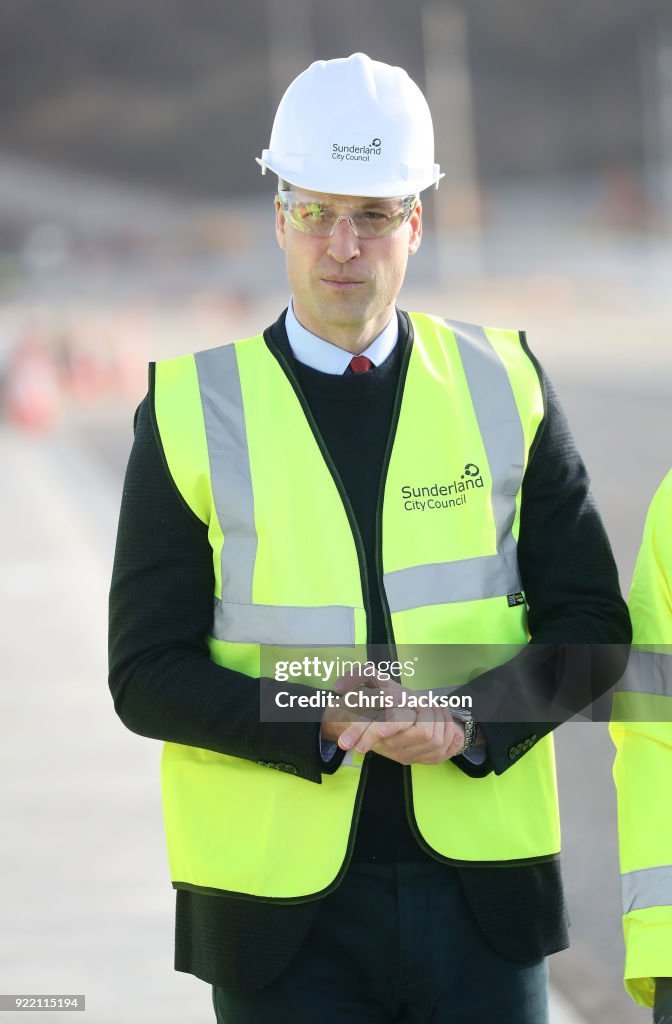 The Duke And Duchess of Cambridge Visit Sunderland