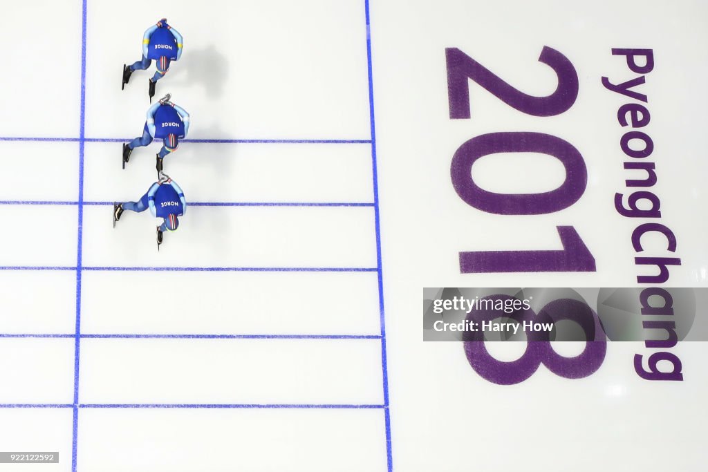 Speed Skating - Winter Olympics Day 12