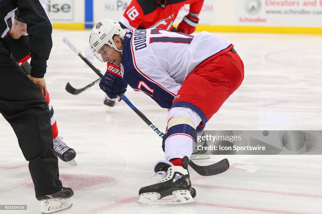 NHL: FEB 20 Blue Jackets at Devils