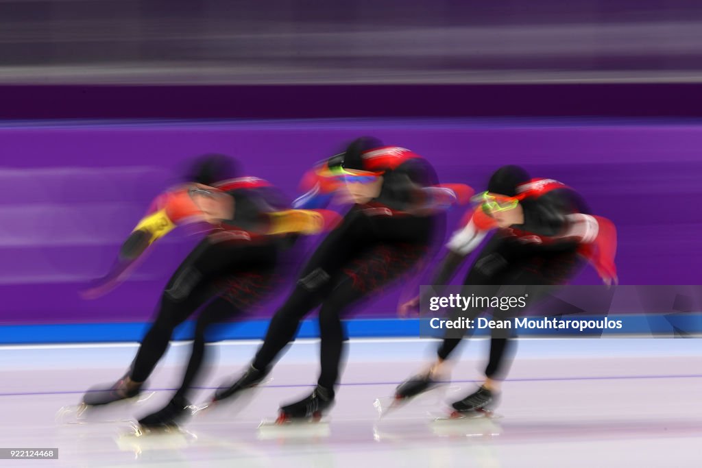 Speed Skating - Winter Olympics Day 12