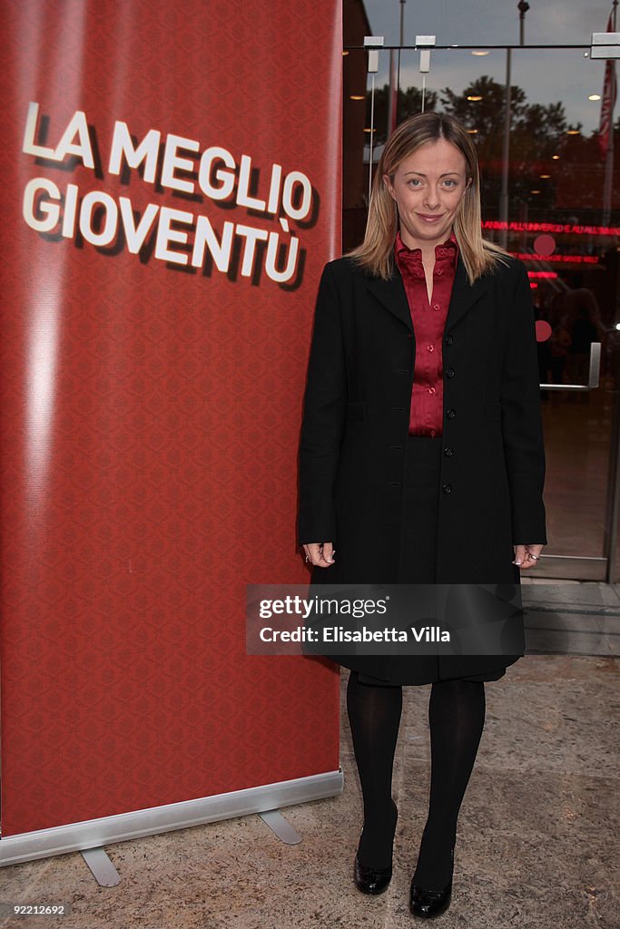 The 4th Rome Film Festival: "La Meglio Gioventu" Award Ceremony