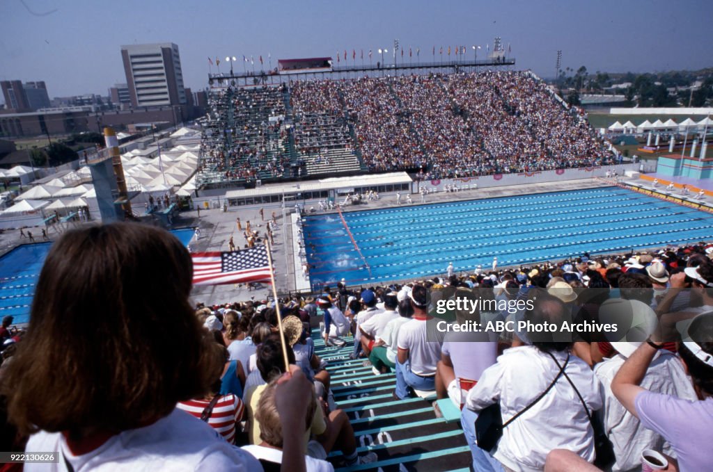 Swimming Practice At The 1984 Summer Olympics