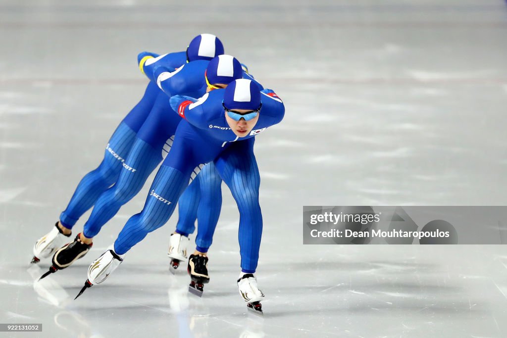 Speed Skating - Winter Olympics Day 12