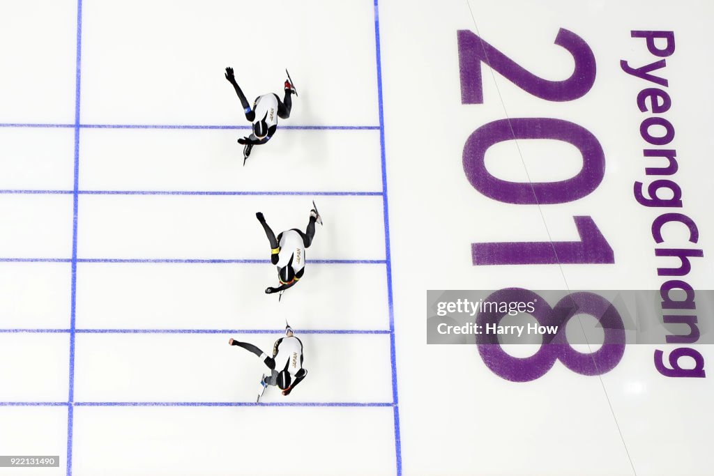 Speed Skating - Winter Olympics Day 12