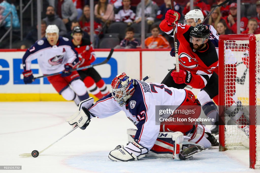 NHL: FEB 20 Blue Jackets at Devils