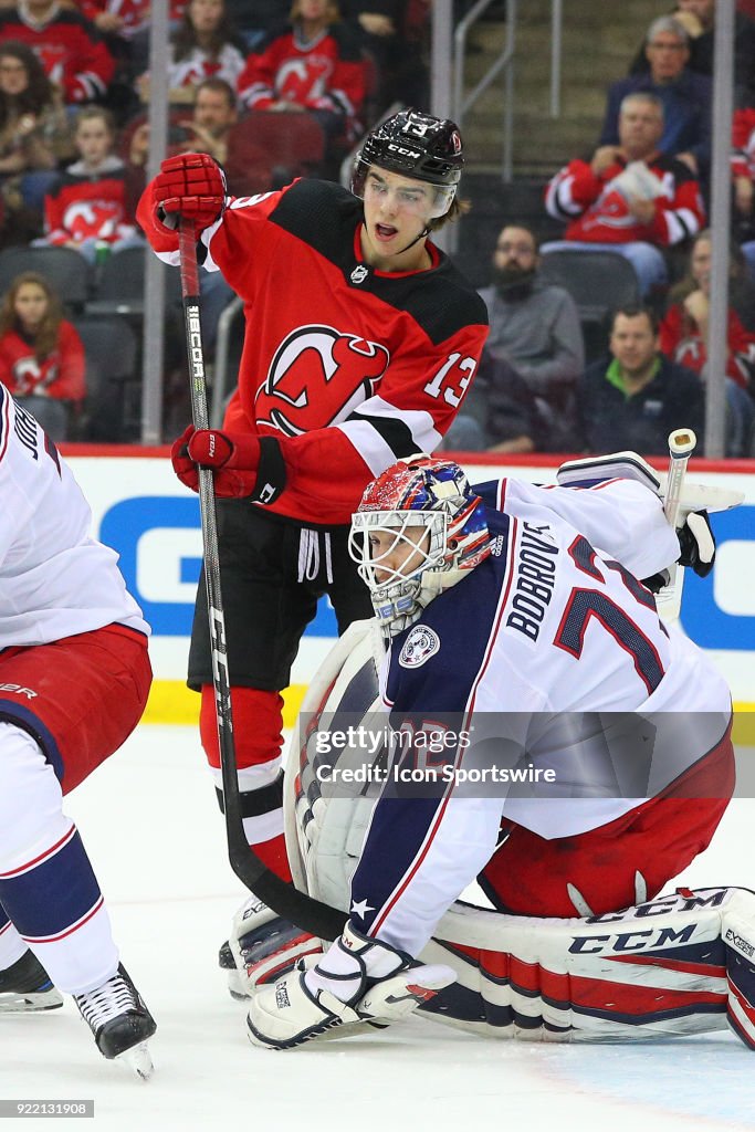 NHL: FEB 20 Blue Jackets at Devils