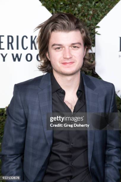 Joe Keery attends Esquire's Annual Maverick's Of Hollywood on February 20, 2018 in Los Angeles, California.