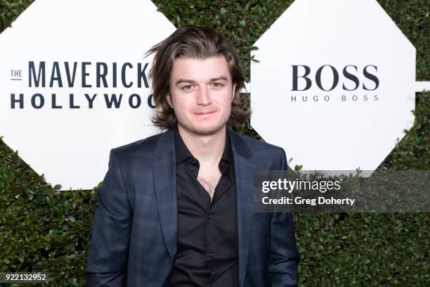 Joe Keery attends Esquire's Annual Maverick's Of Hollywood on February 20, 2018 in Los Angeles, California.