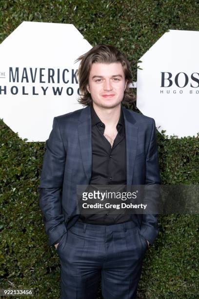 Joe Keery attends Esquire's Annual Maverick's Of Hollywood on February 20, 2018 in Los Angeles, California.