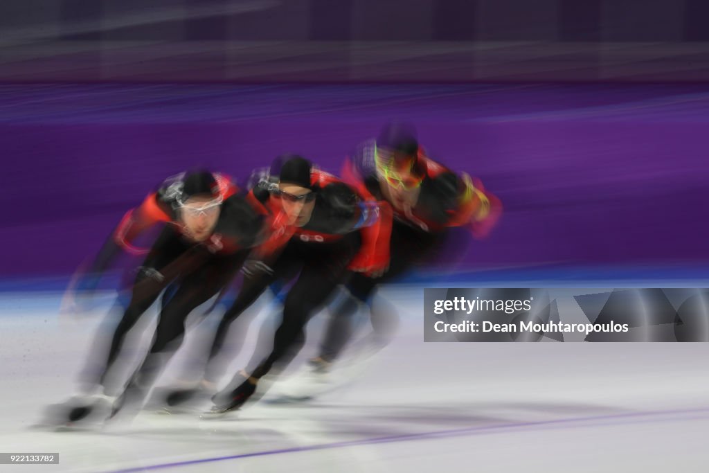 Speed Skating - Winter Olympics Day 12