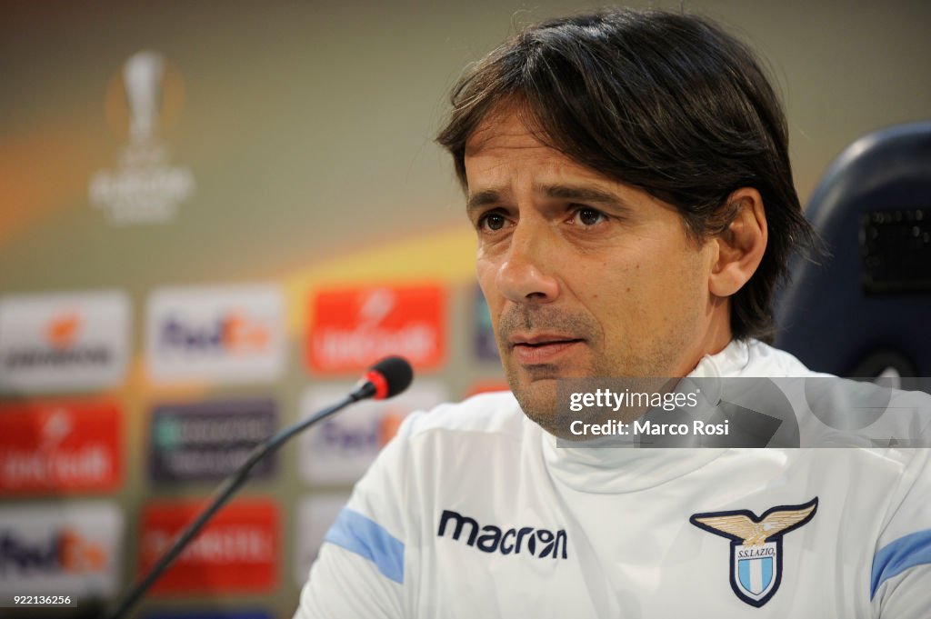 SS Lazio Training Session And Press Conference