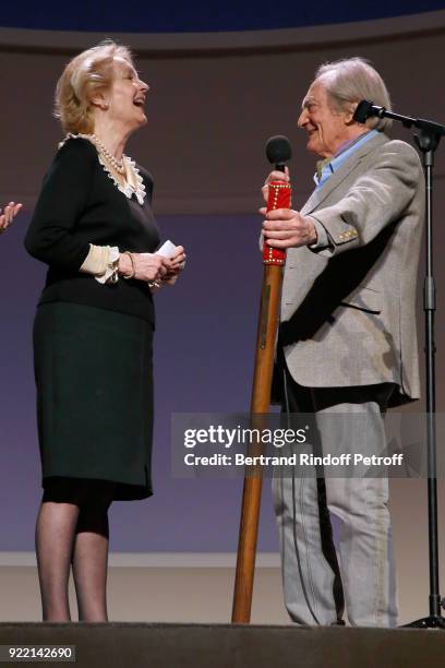 Director of Montparnasse Theater, Myriam Feune de Colombi and "Honorary Brigadier" for the quality of his programming, Director of Poche-Montparnasse...