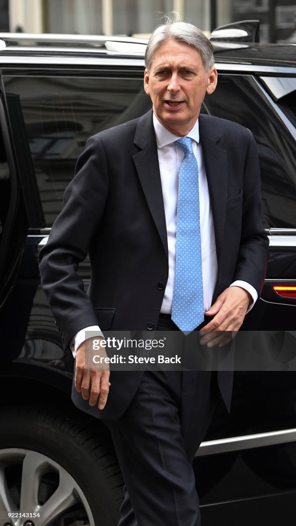 Britain's Chancellor of the Exchequer Philip Hammond
