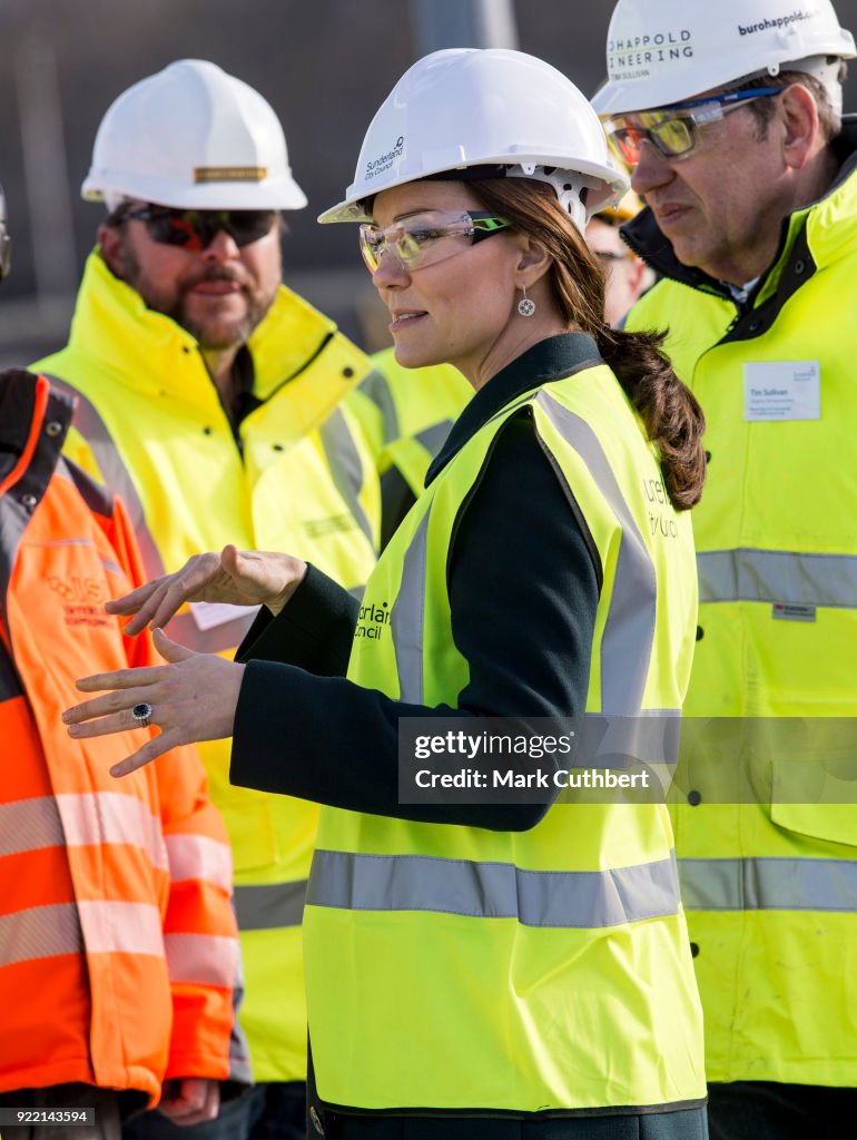 The Duke And Duchess of Cambridge Visit Sunderland