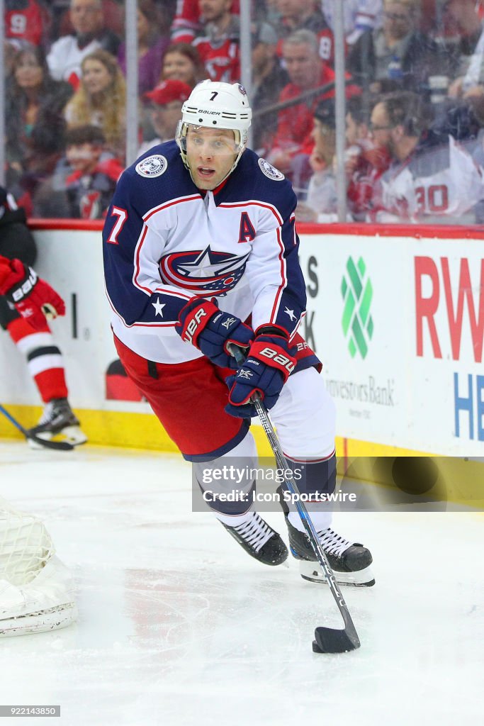 NHL: FEB 20 Blue Jackets at Devils