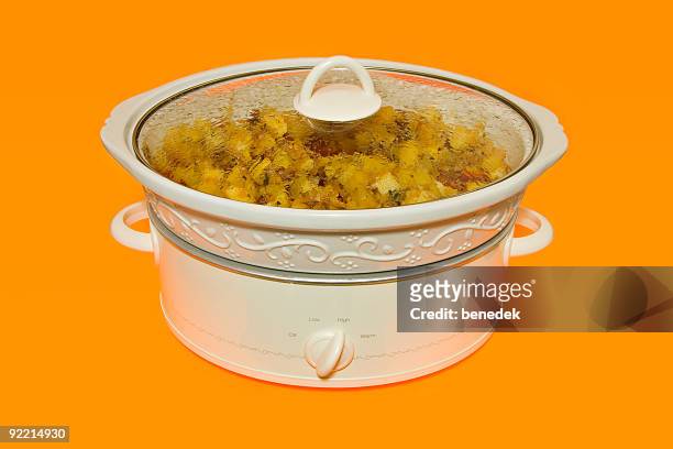 slow cooker - crock pot stock pictures, royalty-free photos & images