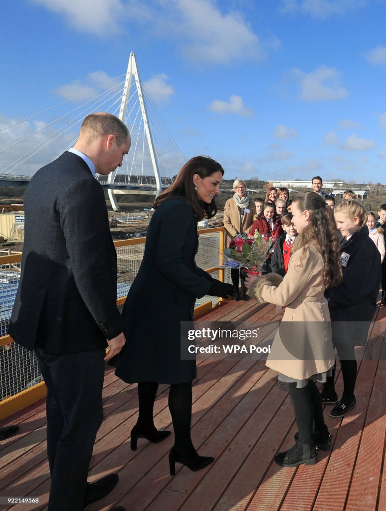 The Duke And Duchess of Cambridge Visit Sunderland