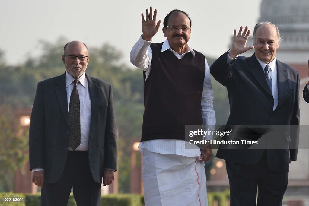 Vice President M. Venkaiah Naidu, Prince Shah Karim Al Hussaini Inaugurate Sunder Nursery Near Humayun's Tomb