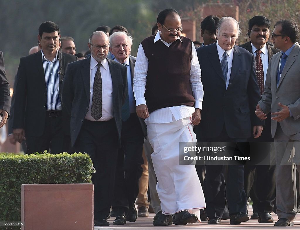 Vice President M. Venkaiah Naidu, Prince Shah Karim Al Hussaini Inaugurate Sunder Nursery Near Humayun's Tomb