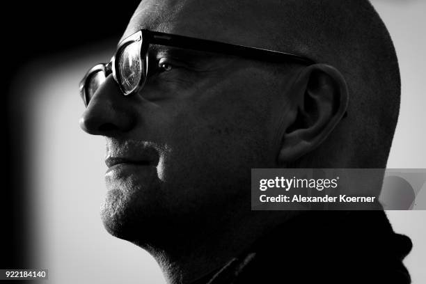 Steven Soderbergh poses at the 'Unsane' photo call during the 68th Berlinale International Film Festival Berlin at Grand Hyatt Hotel on February 21,...