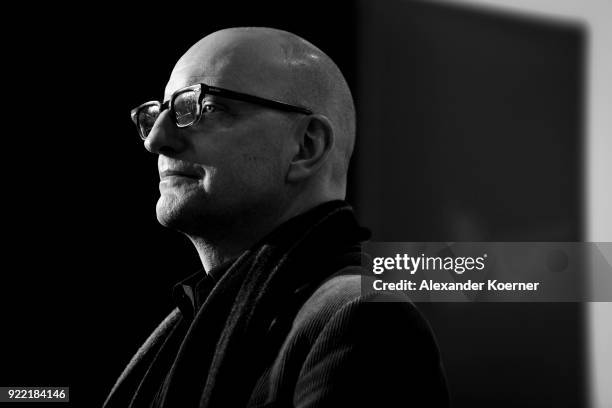 Steven Soderbergh poses at the 'Unsane' photo call during the 68th Berlinale International Film Festival Berlin at Grand Hyatt Hotel on February 21,...