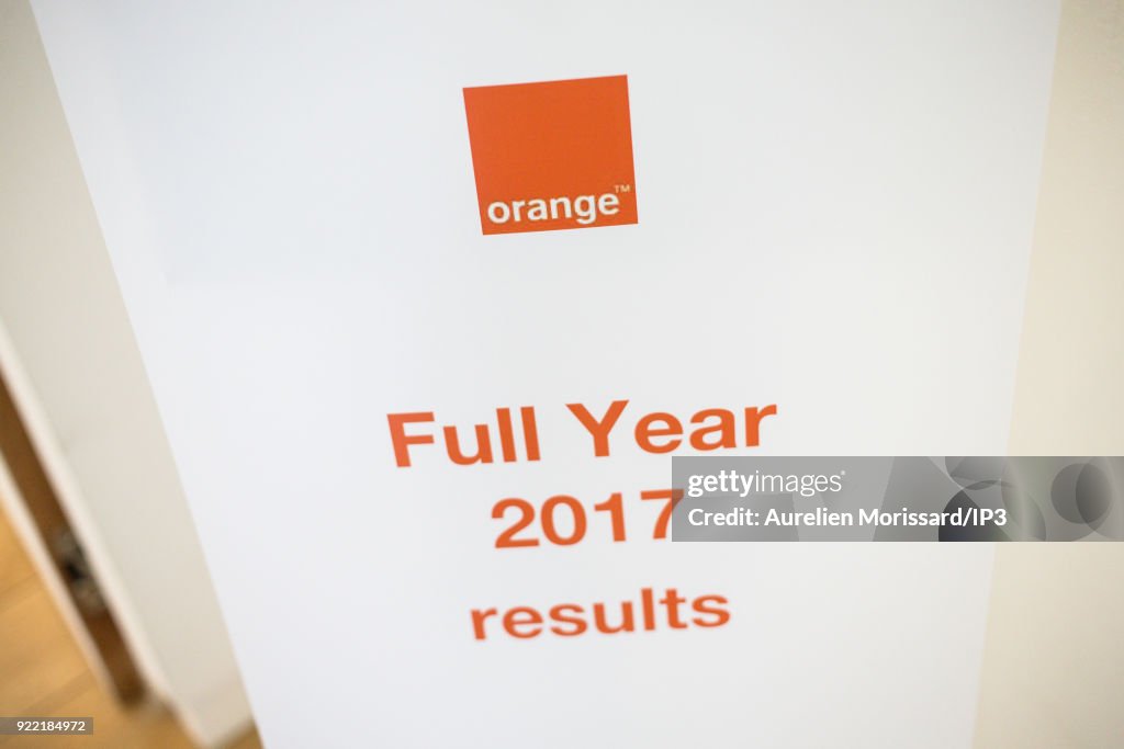 Orange Group Presents Its Annual Results In Paris