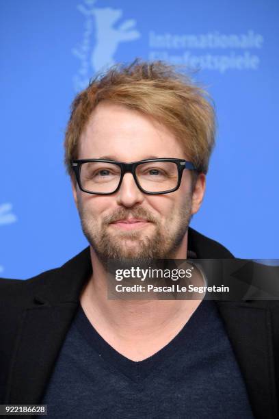 Joshua Leonard poses at the 'Unsane' photo call during the 68th Berlinale International Film Festival Berlin at Grand Hyatt Hotel on February 21,...