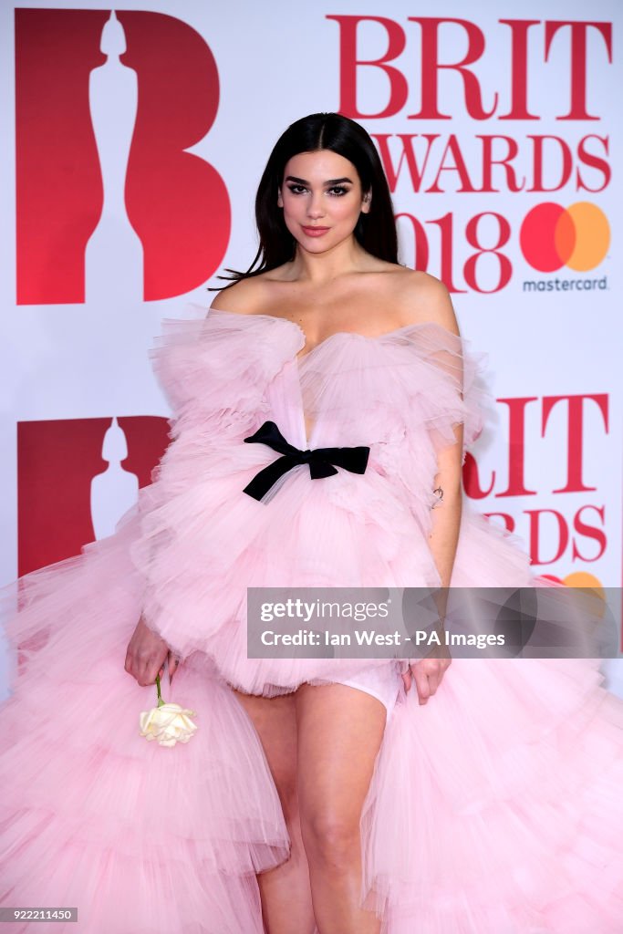 Brit Awards 2018 - Arrivals - London