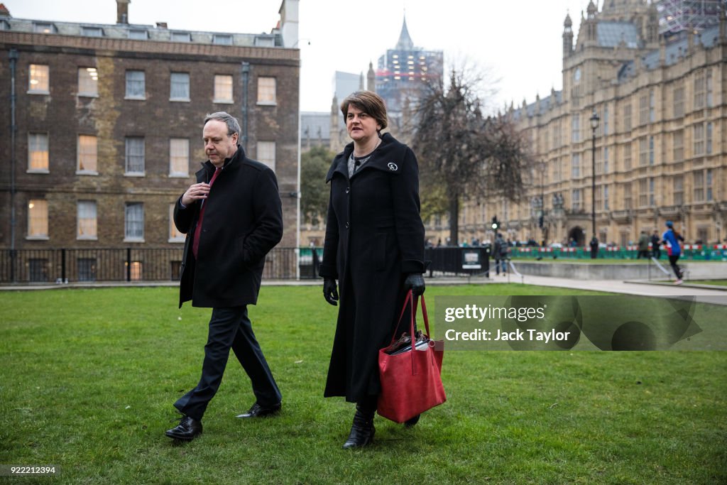 Sinn Fein And The DUP Meet British Prime Minister In London After Power-sharing Talks Fail