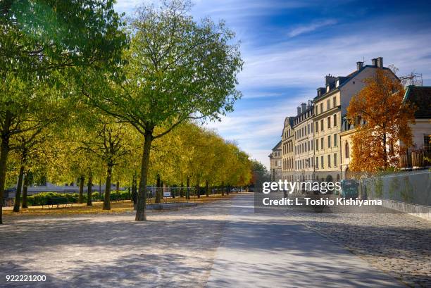 old town geneva, switzerland - switzerland city stock-fotos und bilder