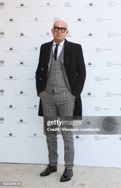 Marco Bizzarri attends 'Italiana. L'Italia Vista Dalla Moda 1971-2001' exhibition preview during Milan Fashion Week Fall/Winter 2018/19 at Palazzo...