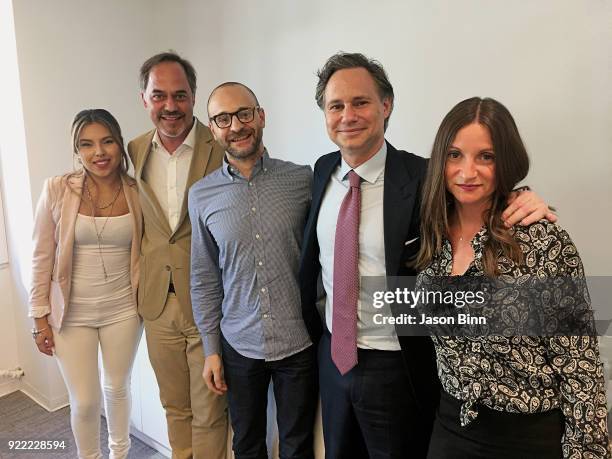 Joyce Annett, Kiko Milano, Igor Credali, Jason Binn, and Jessica Letendre circa Fall/Winter 2018 in New York City.