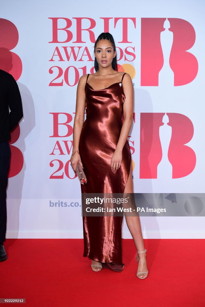 Brit Awards 2018 - Arrivals - London