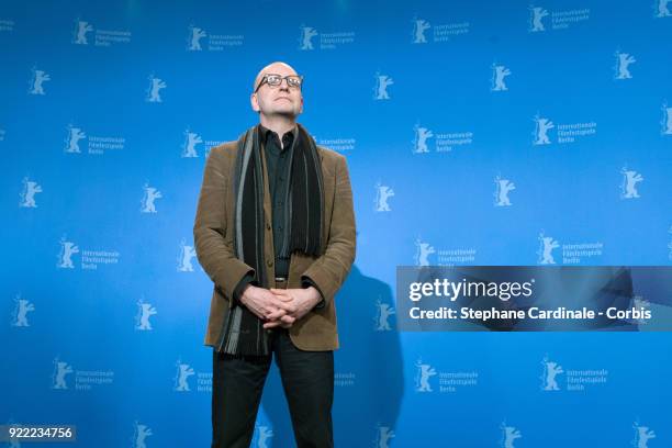 Steven Soderbergh poses at the 'Unsane' photo call during the 68th Berlinale International Film Festival Berlin at Grand Hyatt Hotel on February 21,...